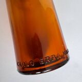 Vintage Mid Century Modern Glass Apothecary Bottle By Carlo Erba Milan