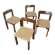 Set of 4 modernist vintage chairs