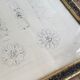Architectural drawing 1857, glazed wood frame