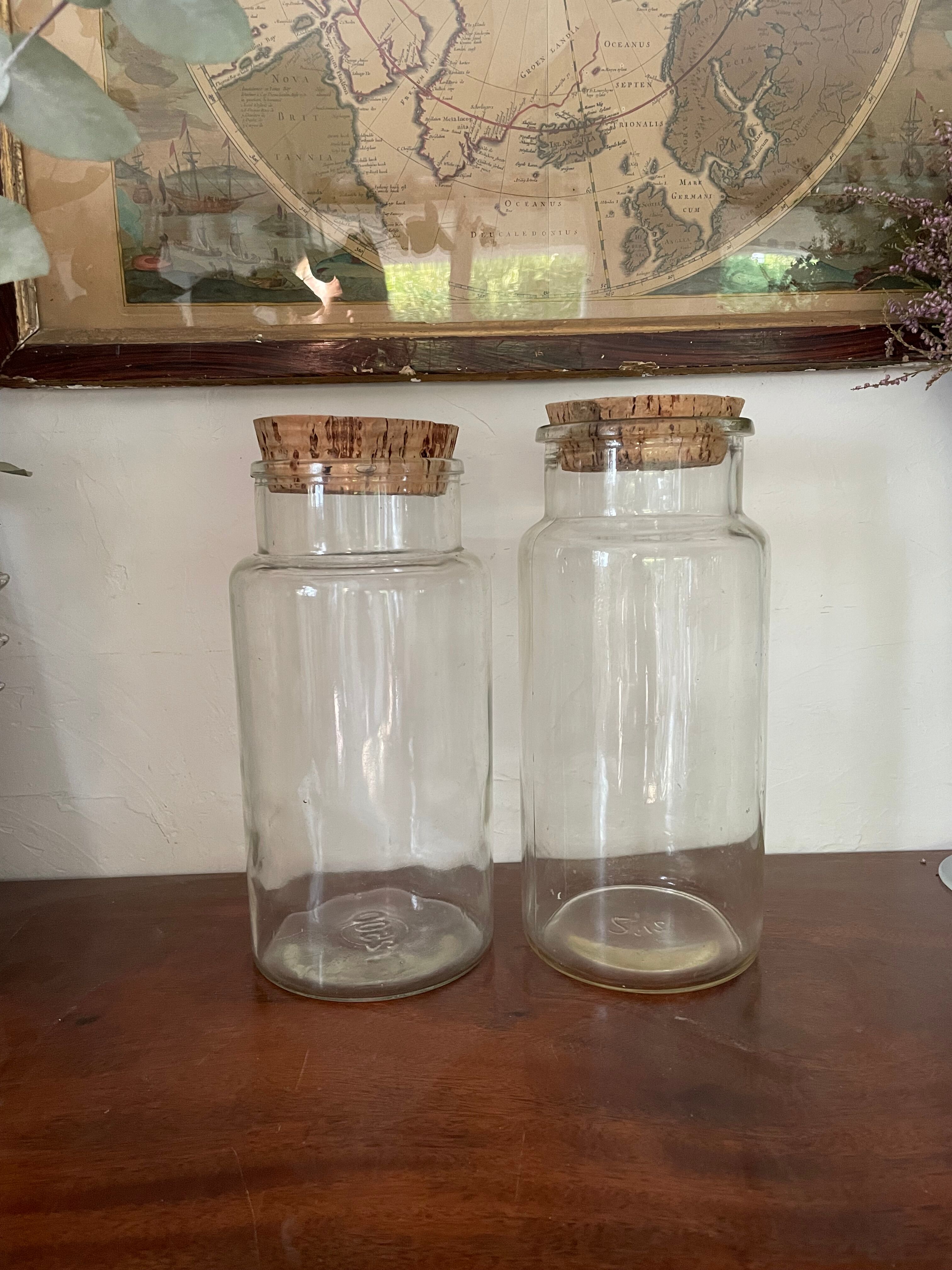 Set of two apothecary jars 2.5l