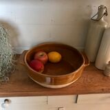 Glazed terracotta dish