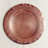Copper plate stamped