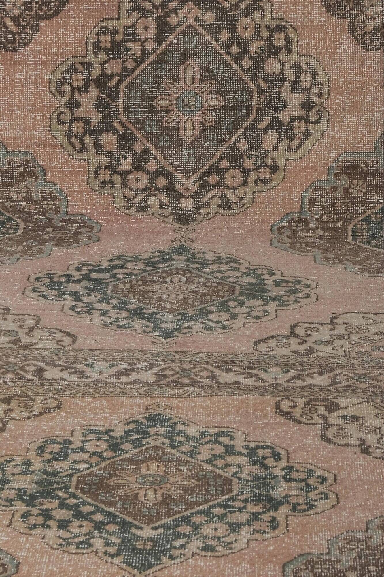Vintage Turkish hallway rug 86x791 cm
