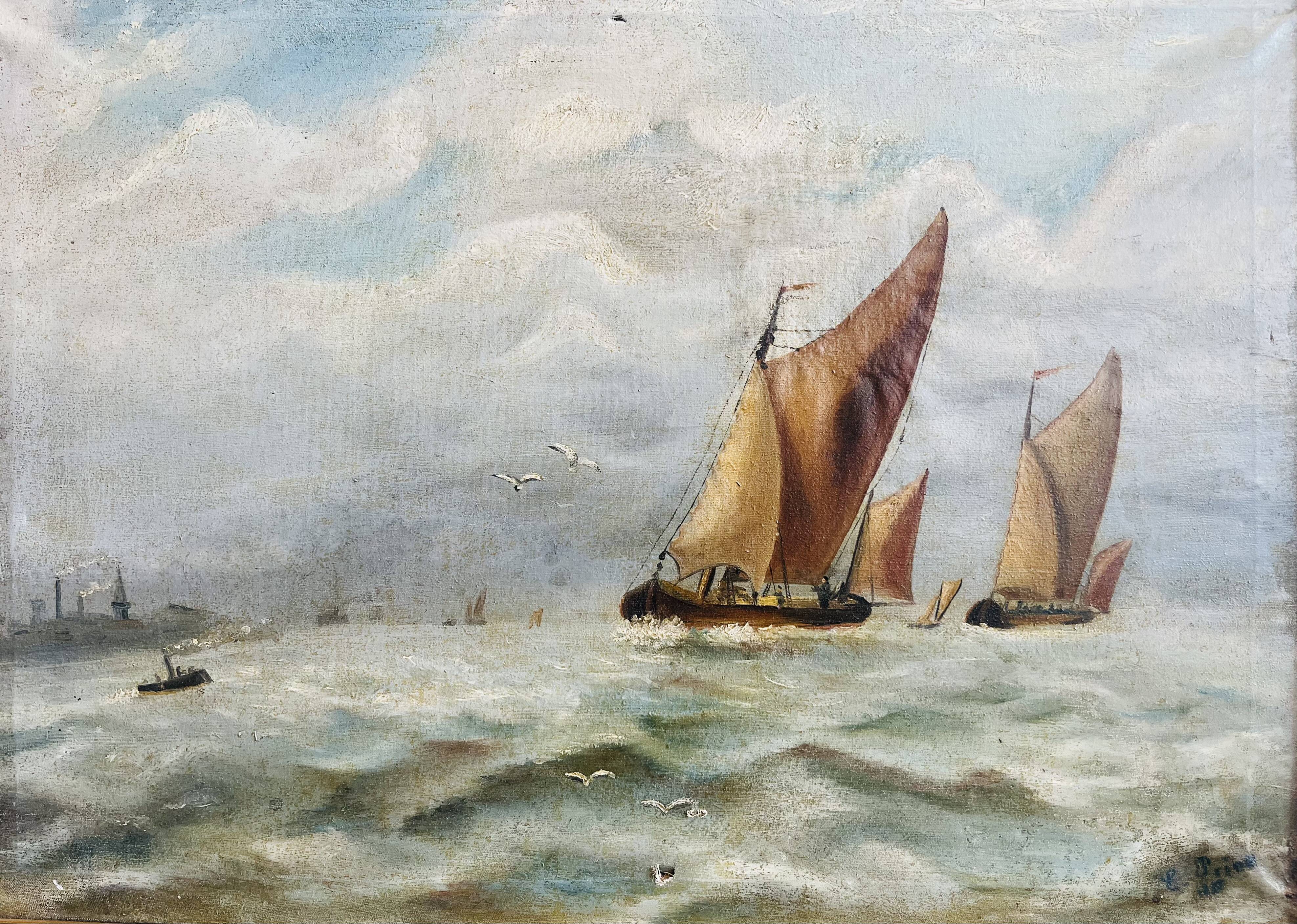 Oil painting on canvas claas prins (1903-1968)