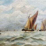 Oil painting on canvas claas prins (1903-1968)