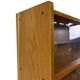 Étagère/vitrine/meuble de collection vintage en bois peu profond