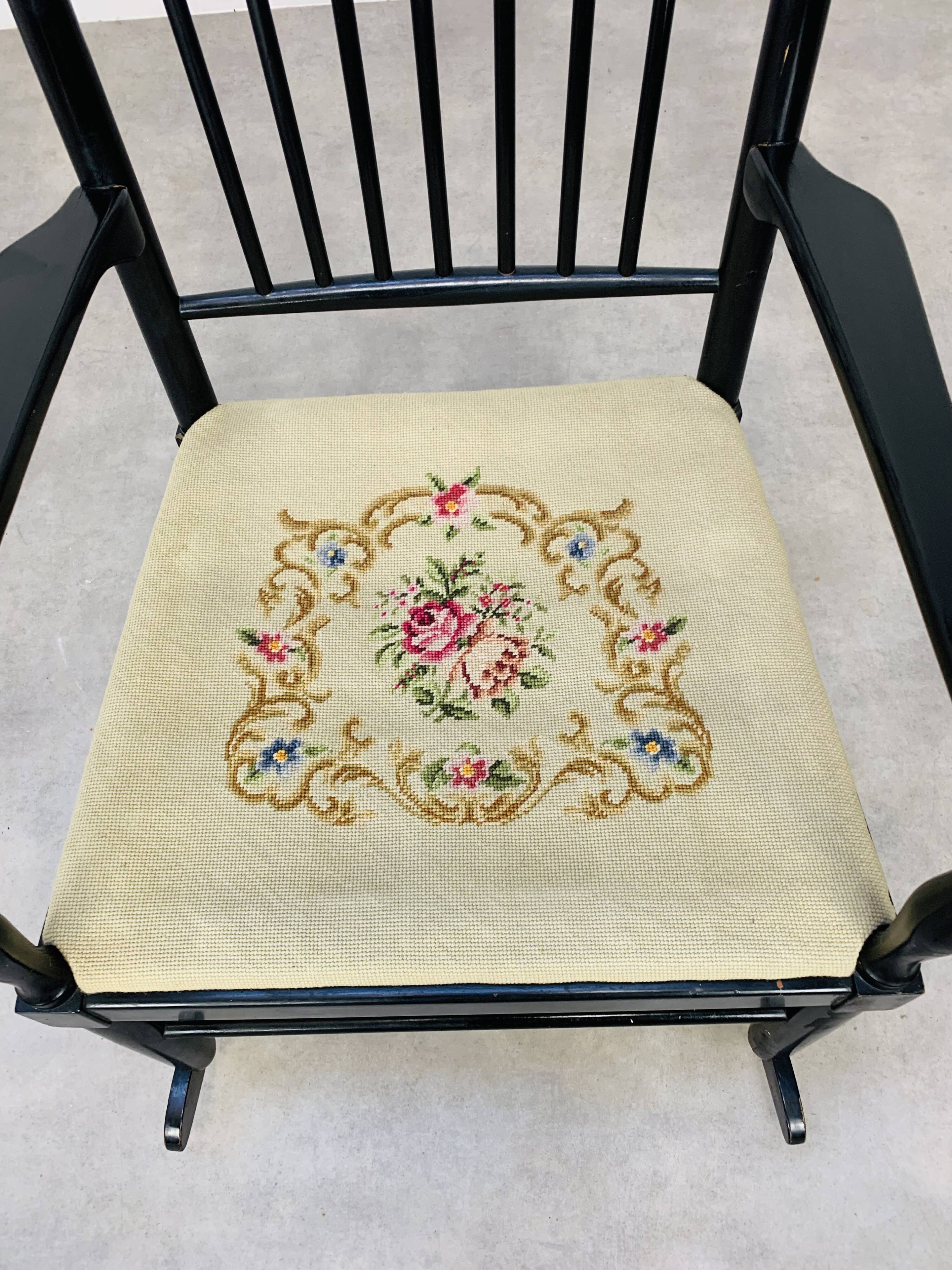 Rocking chair art and craft vintage