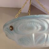 Suspension in glass art deco