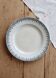 Round serving dish, Saint Amandinoise ironstone, Saint Amand 4500