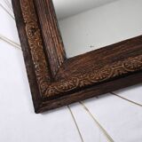 Miroir ancien 68 cm, style Louis Philippe.
