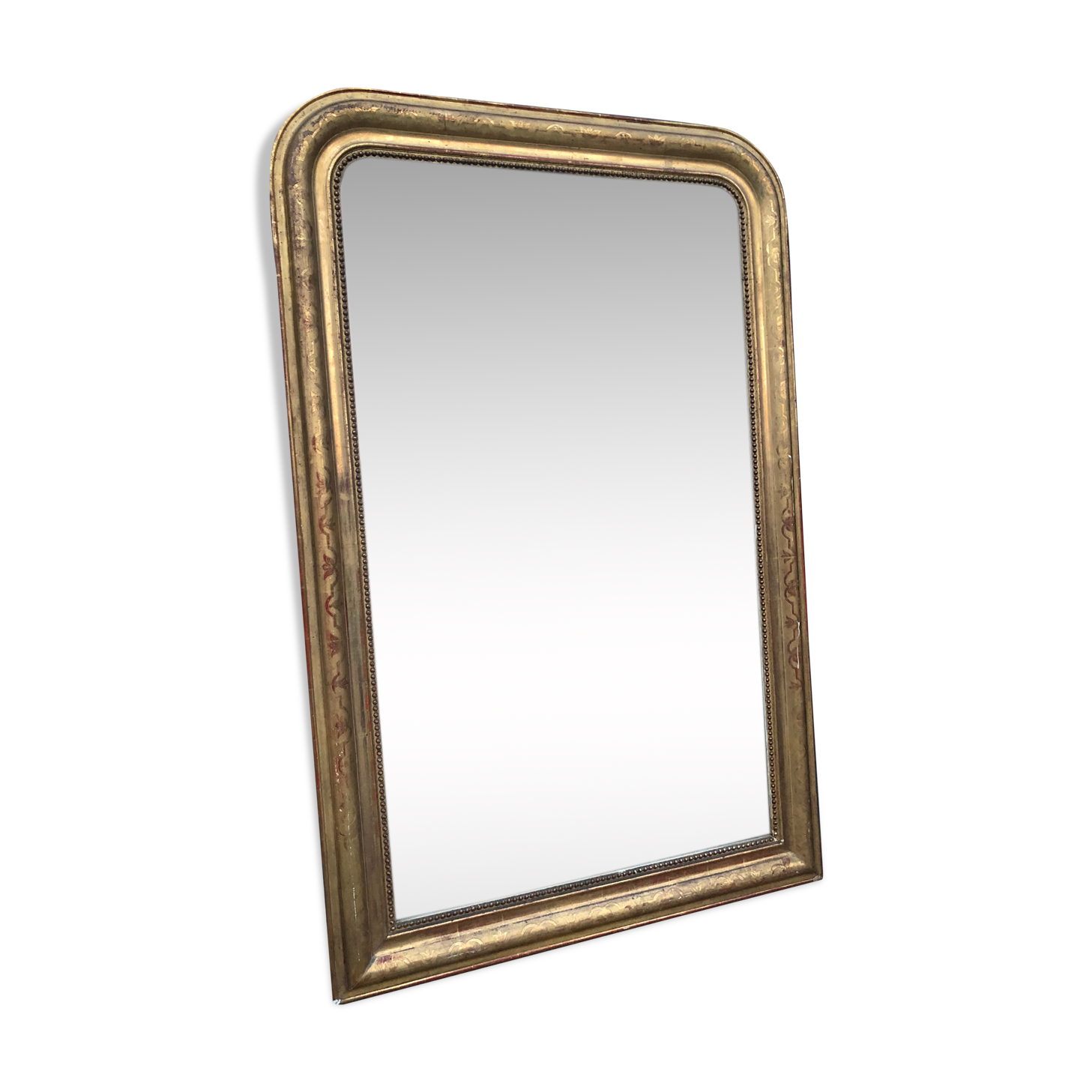 Louis Philipe mirror in 1m47 period gilded wood