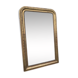 Louis Philipe mirror in 1m47 period gilded wood