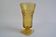 Art Deco Amber Glass Vase, 1940's.