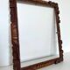 Antique handcarved frame Cedarwood 29.5 cm x 24 cm