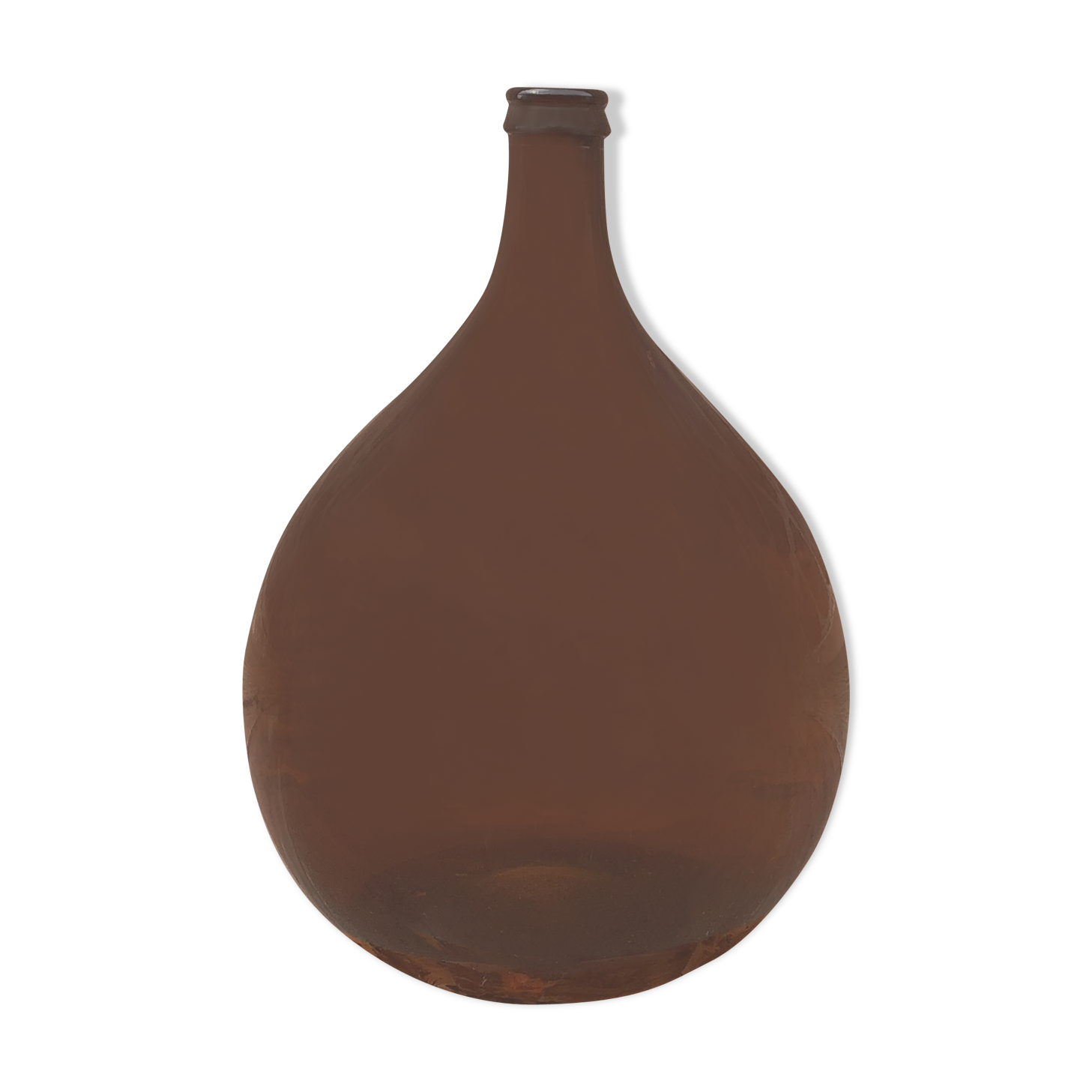 Brown amber demijohn
