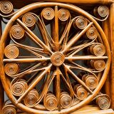 4-leaf peacock rattan screen