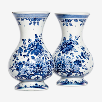 Vases Delft fait et peint à la main
