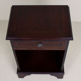 Antique vintage mahogany bedside table