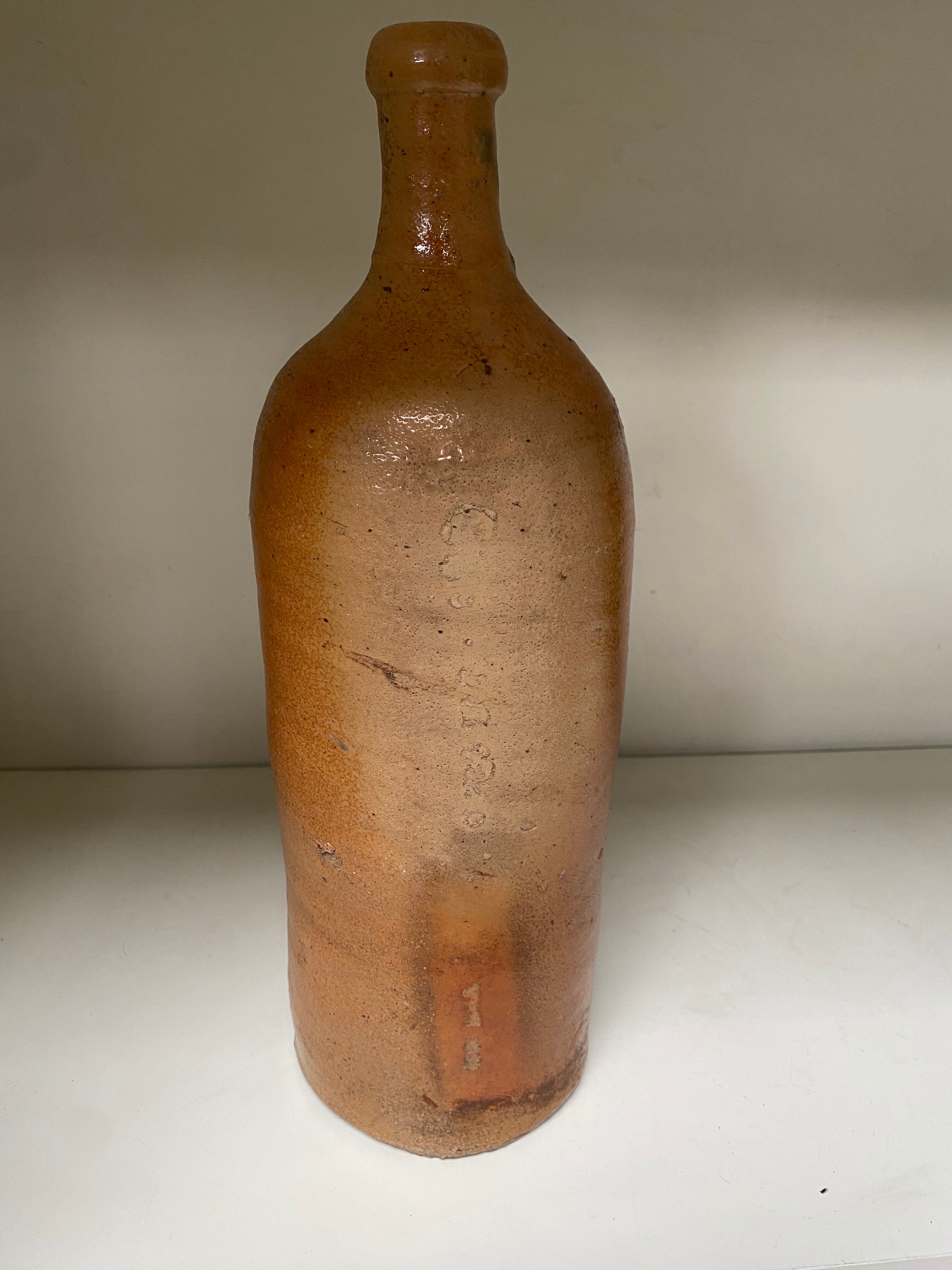 Old sandstone bottle