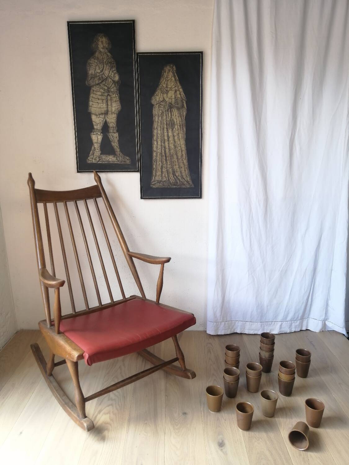Guillemas vintage Scandinavian style rocking chair.
