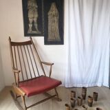 Guillemas vintage Scandinavian style rocking chair.