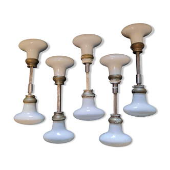 Set of 5 pairs of porcelain handles (B-0017)