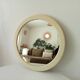 Vintage round mirror from the 70s/80s.