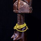 African Art Africa Tribal - Fanti Ethnic Fertility Doll from Ghan on base - 36 cms