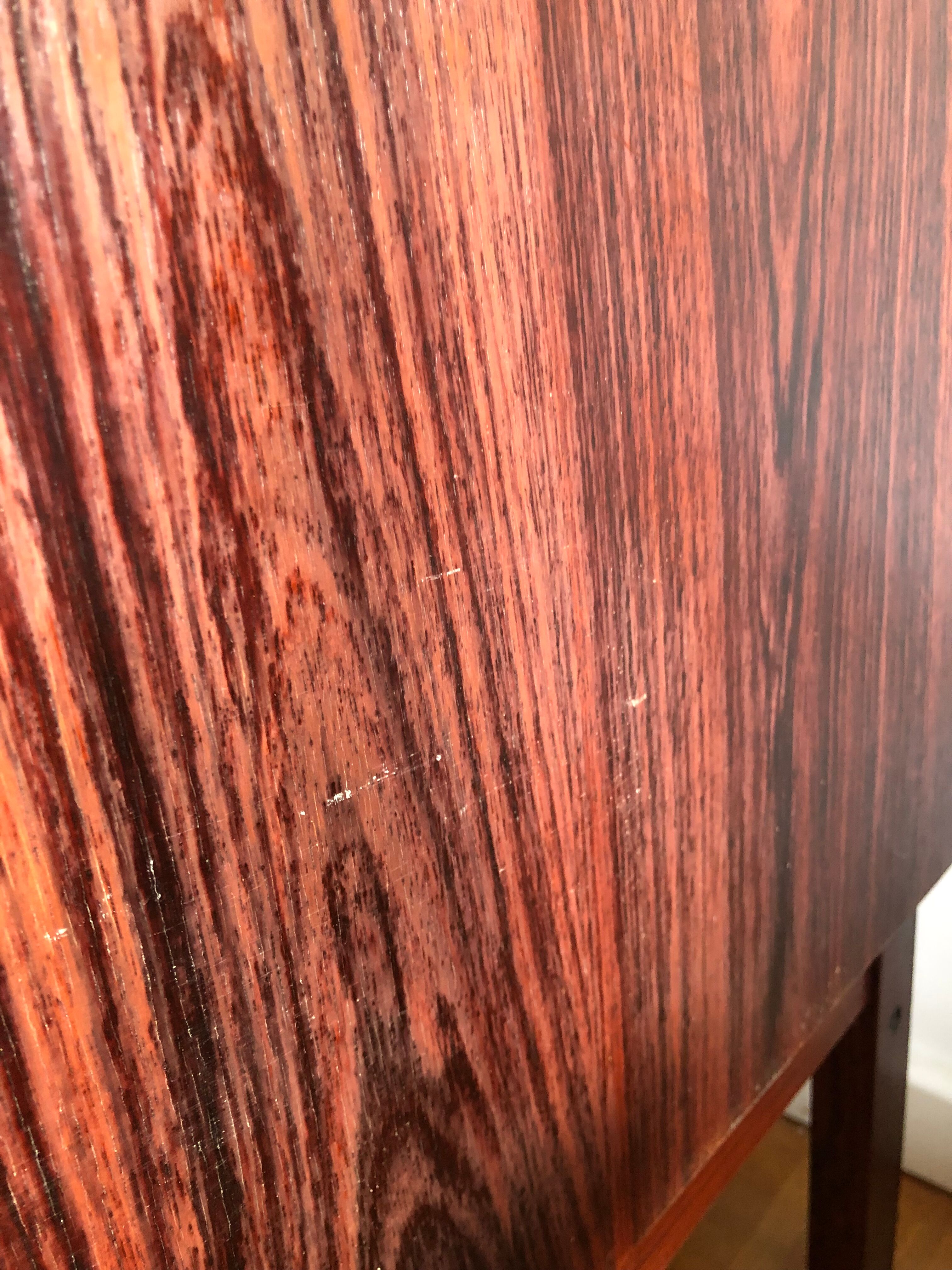 Scandinavian teak secretary desk