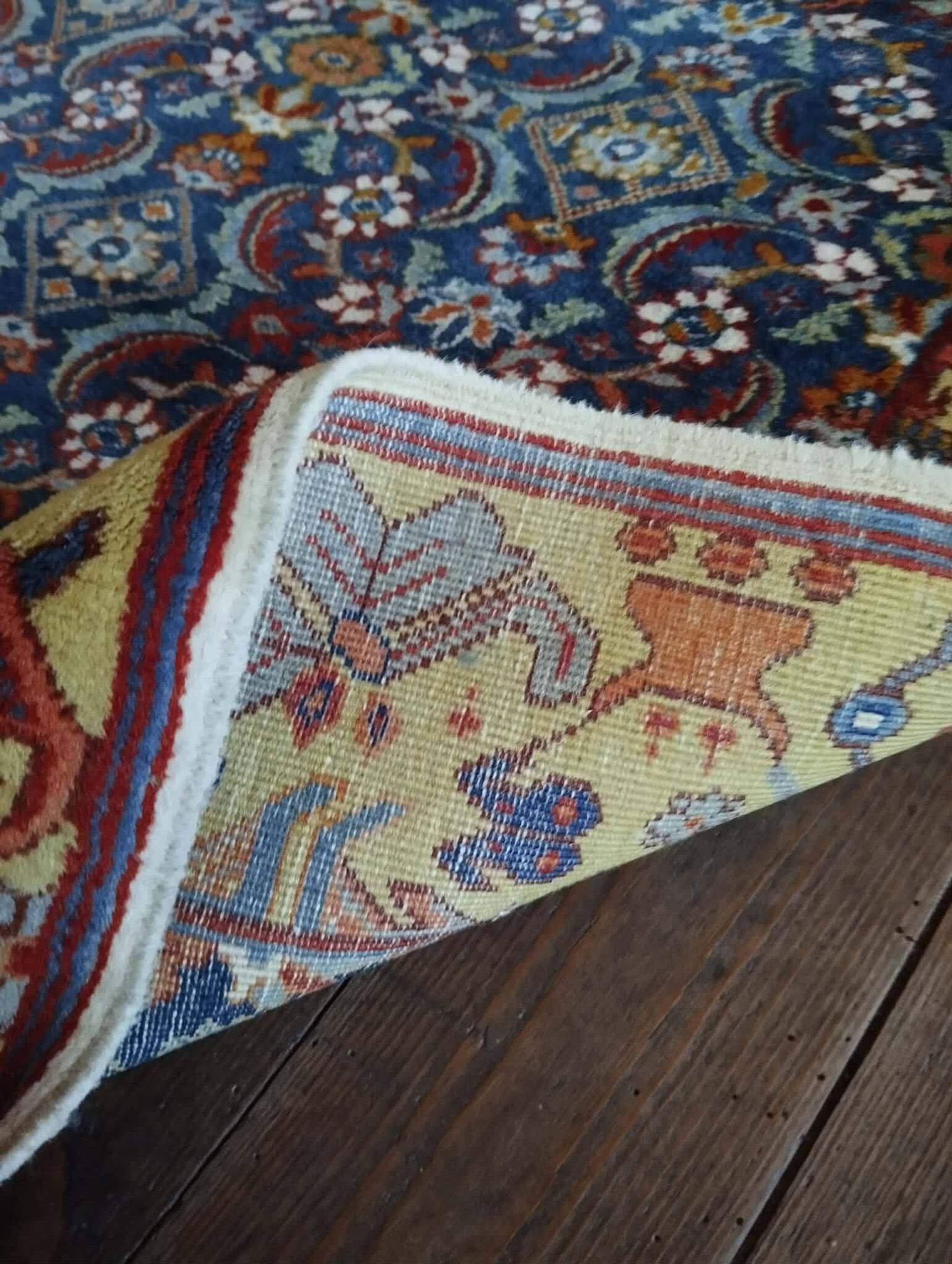 Tapis Indo Herati fait main 157x90cm