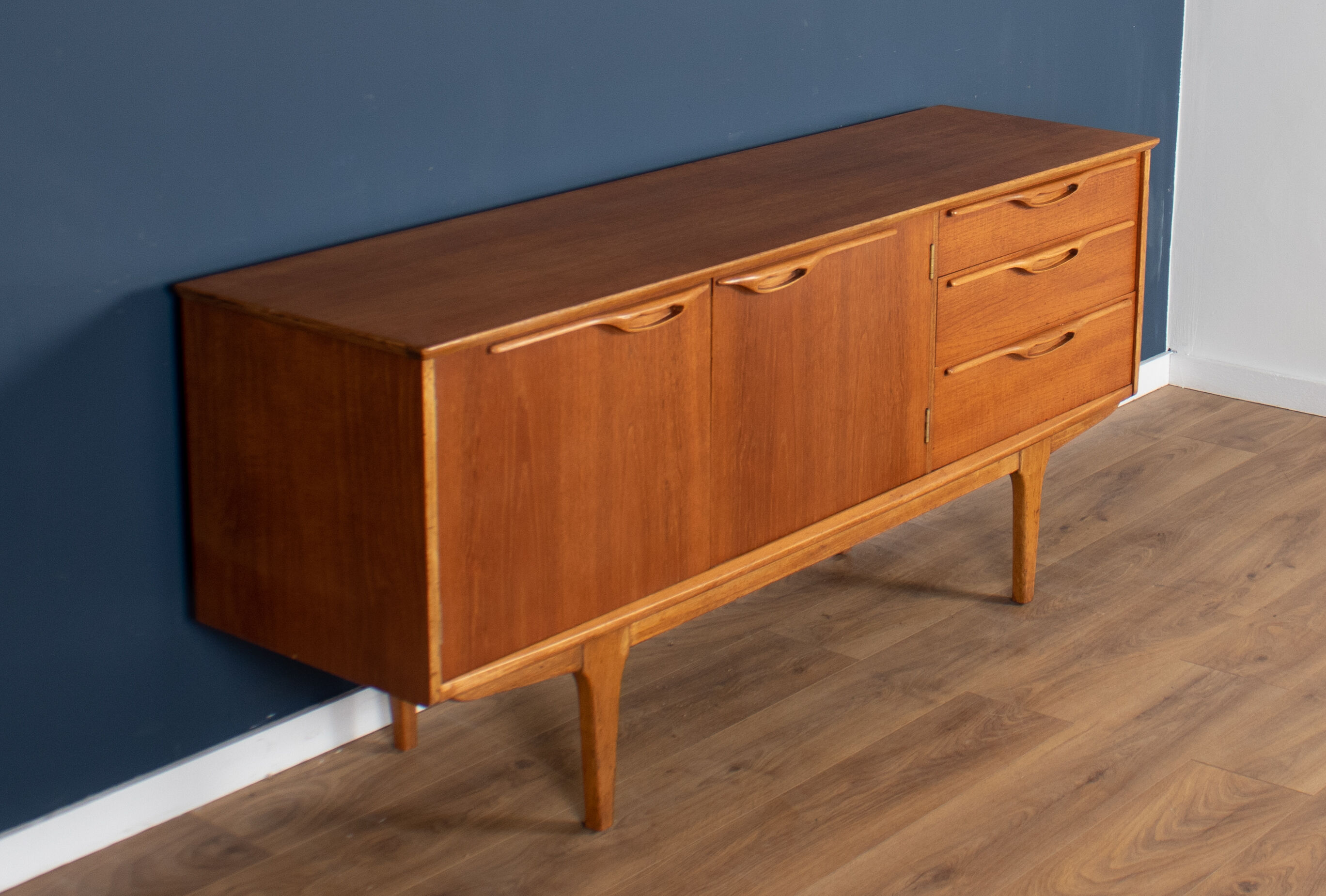 Retro teak 1960s short jentique classic mid century sideboard