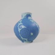 Art Deco Vase Grand Gustavsberg Sgraffito Josef Ekberg, Sweden, 1922