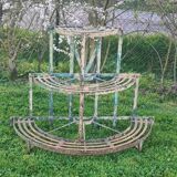 Half-moon florist plant holder