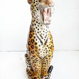 Ceramic cheetah statue from the 1970s.