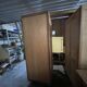 Art Deco wardrobe on wheels