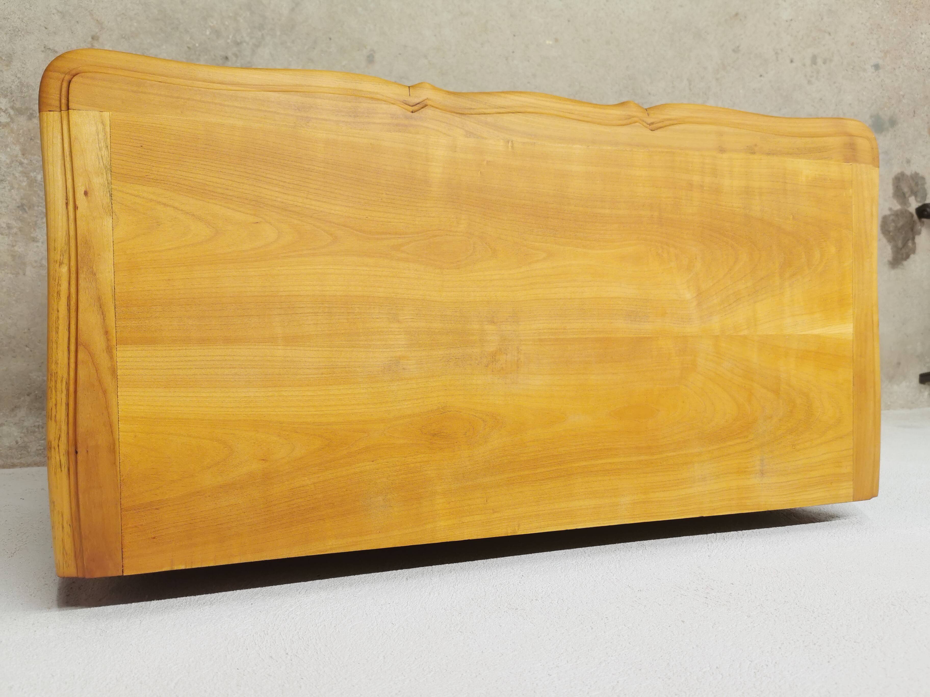 Vintage cherry wood commode refurbished