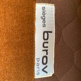 Golden velvet toad sofa