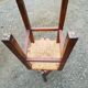 Paire de tabourets paillés rustique bois