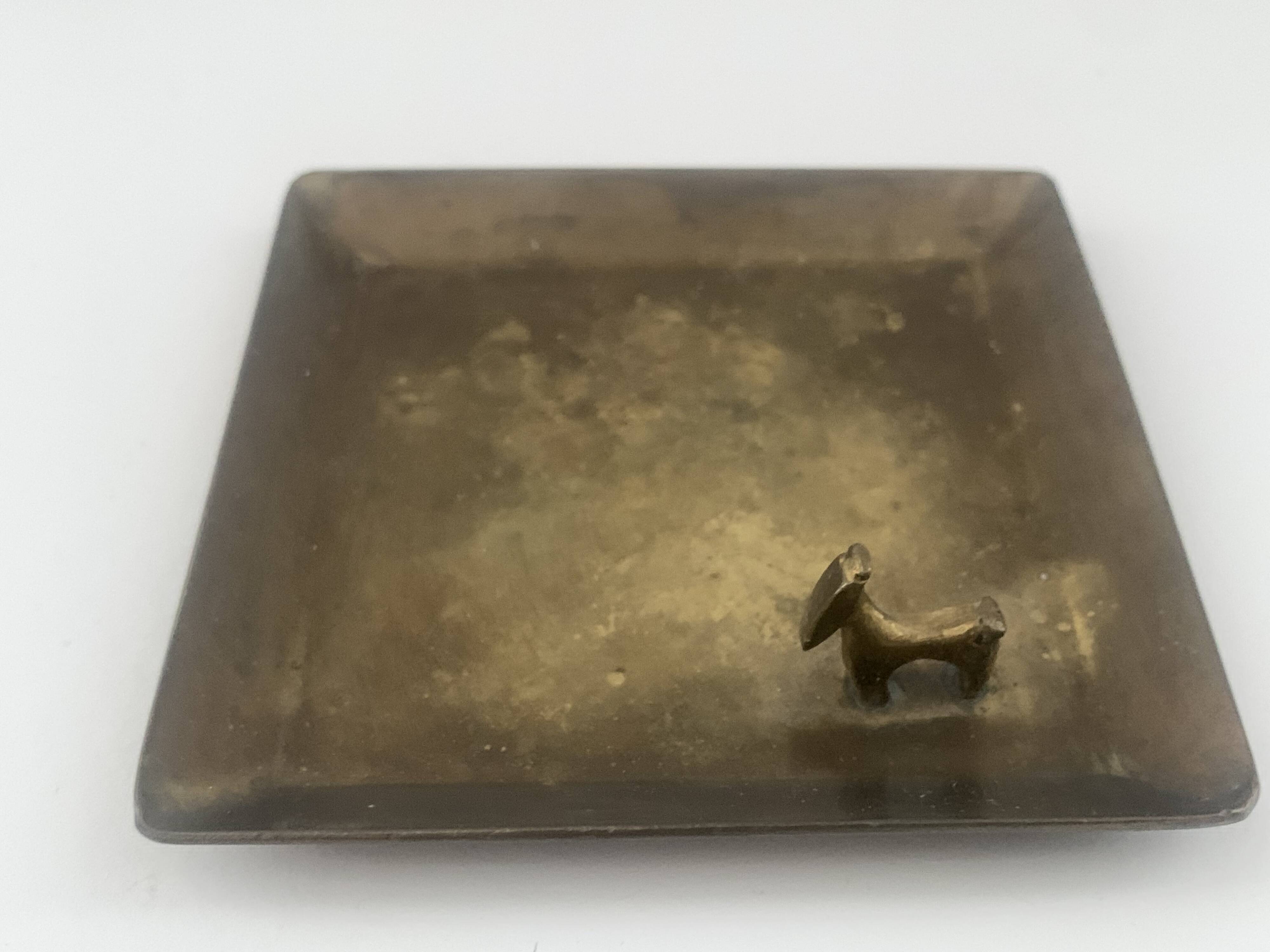 Schale Dish Tray Mod. 498 Georg von Mendelssohn Dresden Hellerau Bauhaus