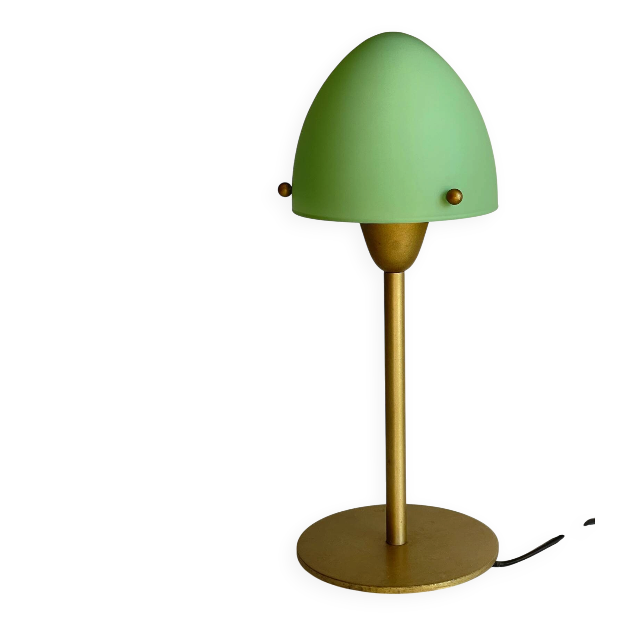 VINTAGE Opaline Glass LAMP SCE