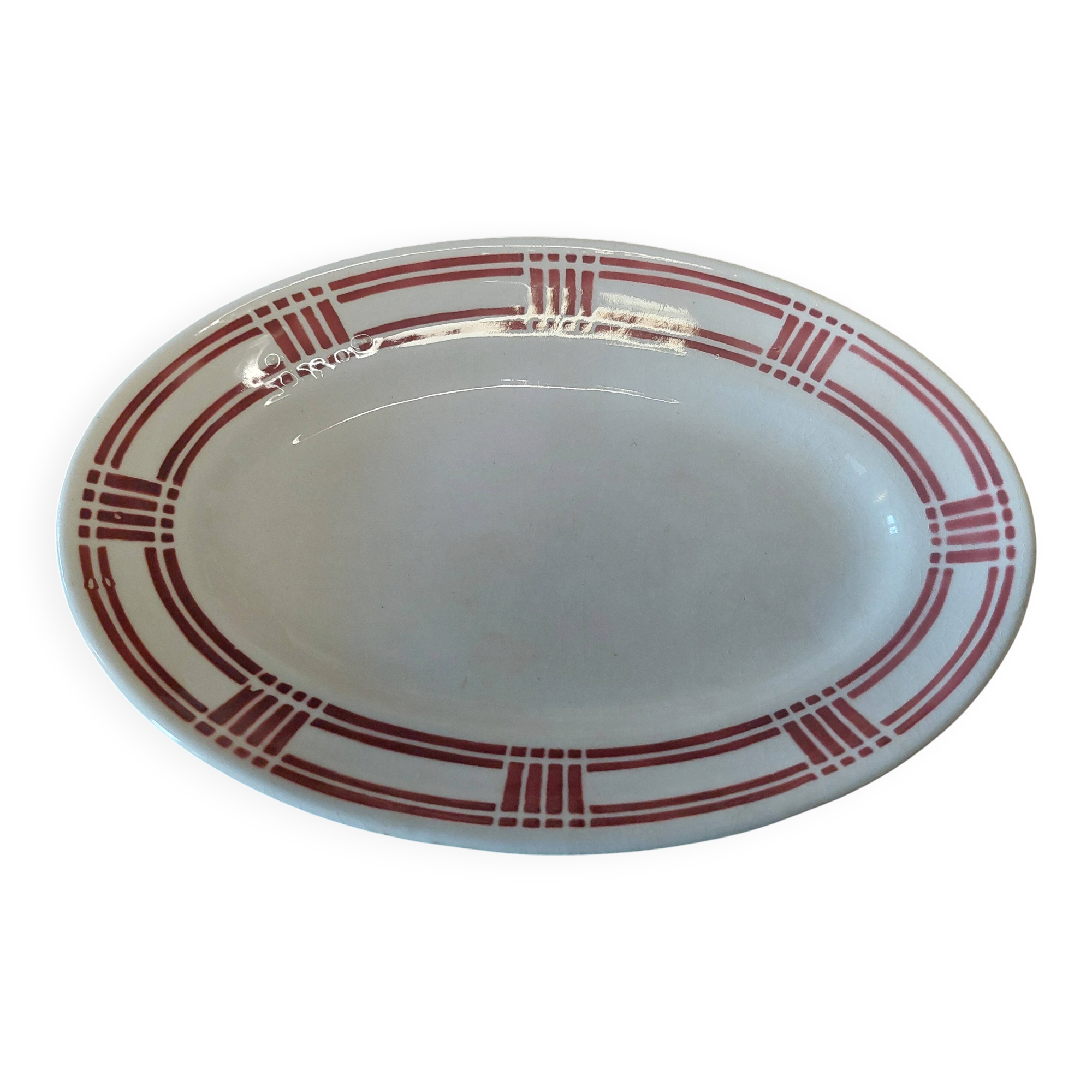 Ravier in earthenware from Badonviller iron clay