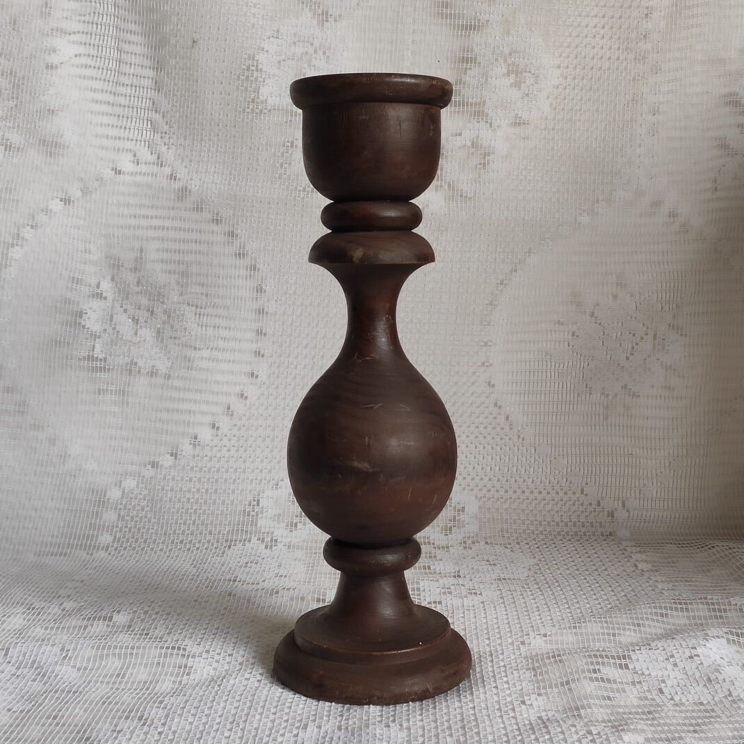 Bougeoir en bois