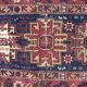 Old caucasian rug shirawan 19th handmade 76x120 cm