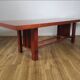 Grande table de salle à manger Vintage en Cerisier , Taliesin 608