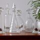 Set of 3 vintage de bohème crystal candlesticks