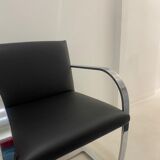 Brno Flat Bar Side Chair Designed by Ludwig Mies van der Rohe edited by Knoll