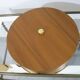 Mid century sewing box with / asystent / Service platform  teak 1960/70s