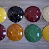 8 Vintage plates, 60s/70s