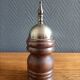 Wooden pepper mill and salt shaker set