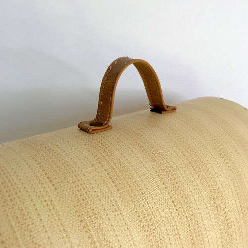 Rattan transport basket